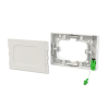 Borchia ottica universale per montaggio su scatole a muro - Easy Link