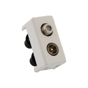 Presa TV SAT - Compatibile GEWISS CHORUS WHITE®