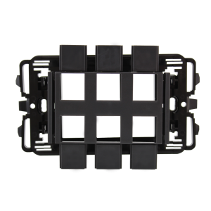 UNICO telaio + mostrina AVORIO per 6 moduli keystone