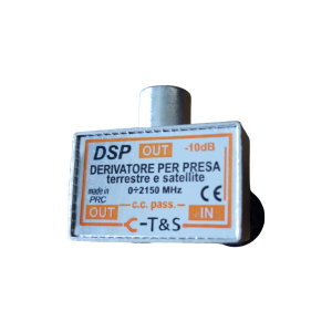 Derivatore 10dB banda terrestre, con CaP a corredo