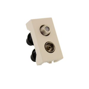 Presa TV SAT - Compatibile AVE SISTEMA 45 BLANC®